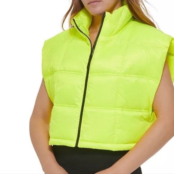 Calvin Klein Performance Jackets & Blazers - Cropped zip up vest